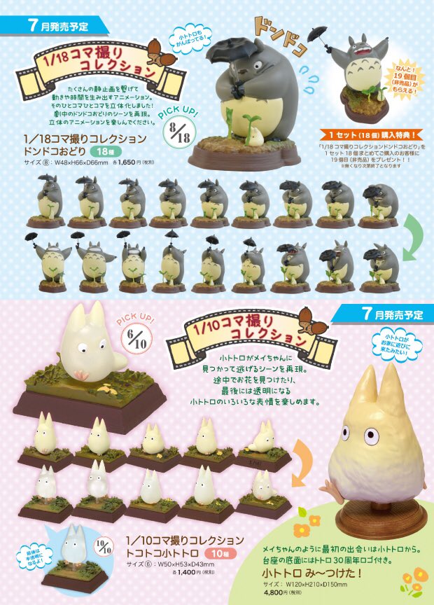 希少 となりのトトロ トコトコ小トトロ 1⁄10コマ撮りコレクション 5⁄10