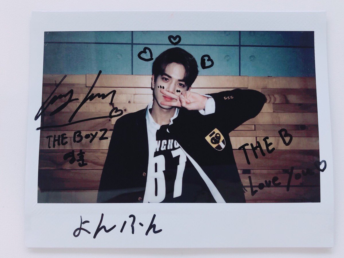 theboyz ソヌ サイン入り チェキ theboyz ソヌ サイン入り チェキ