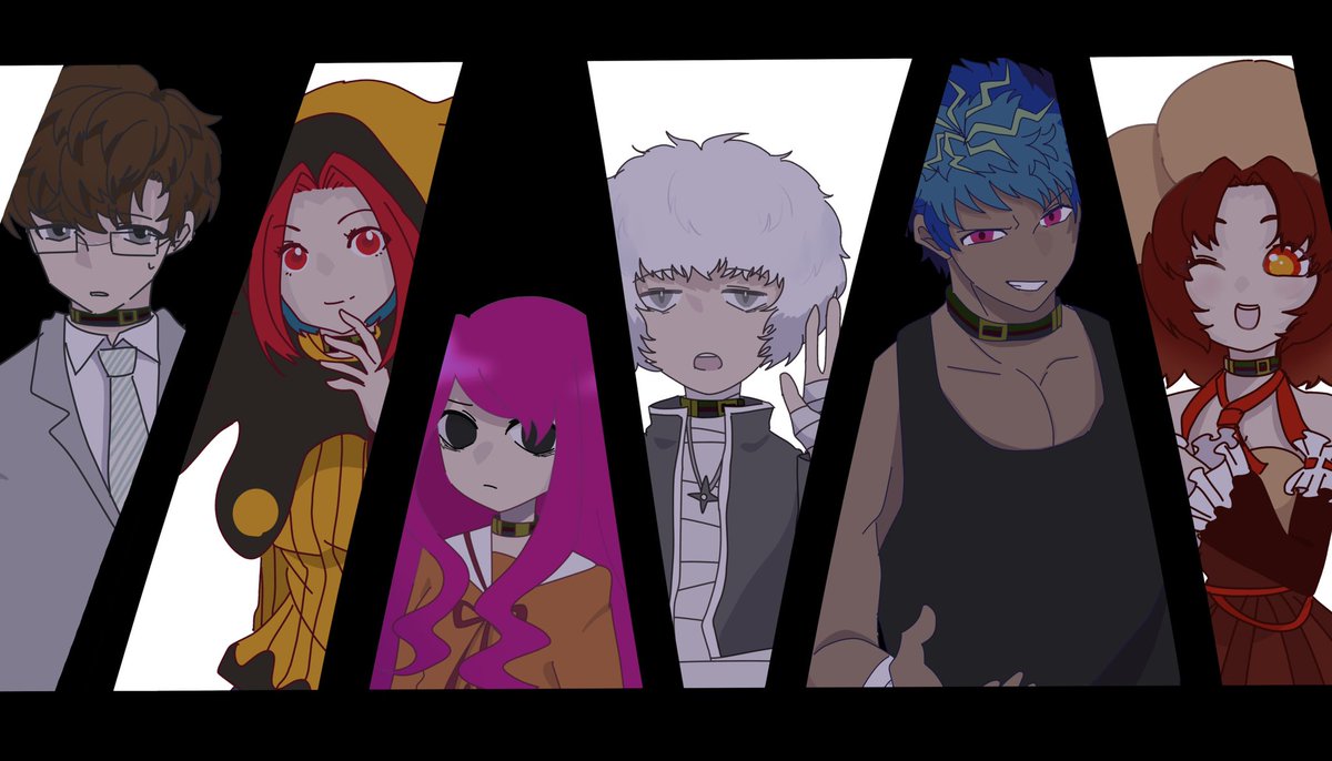 ダミーズやっと全員描けた #キミガシネ #ダミーズ