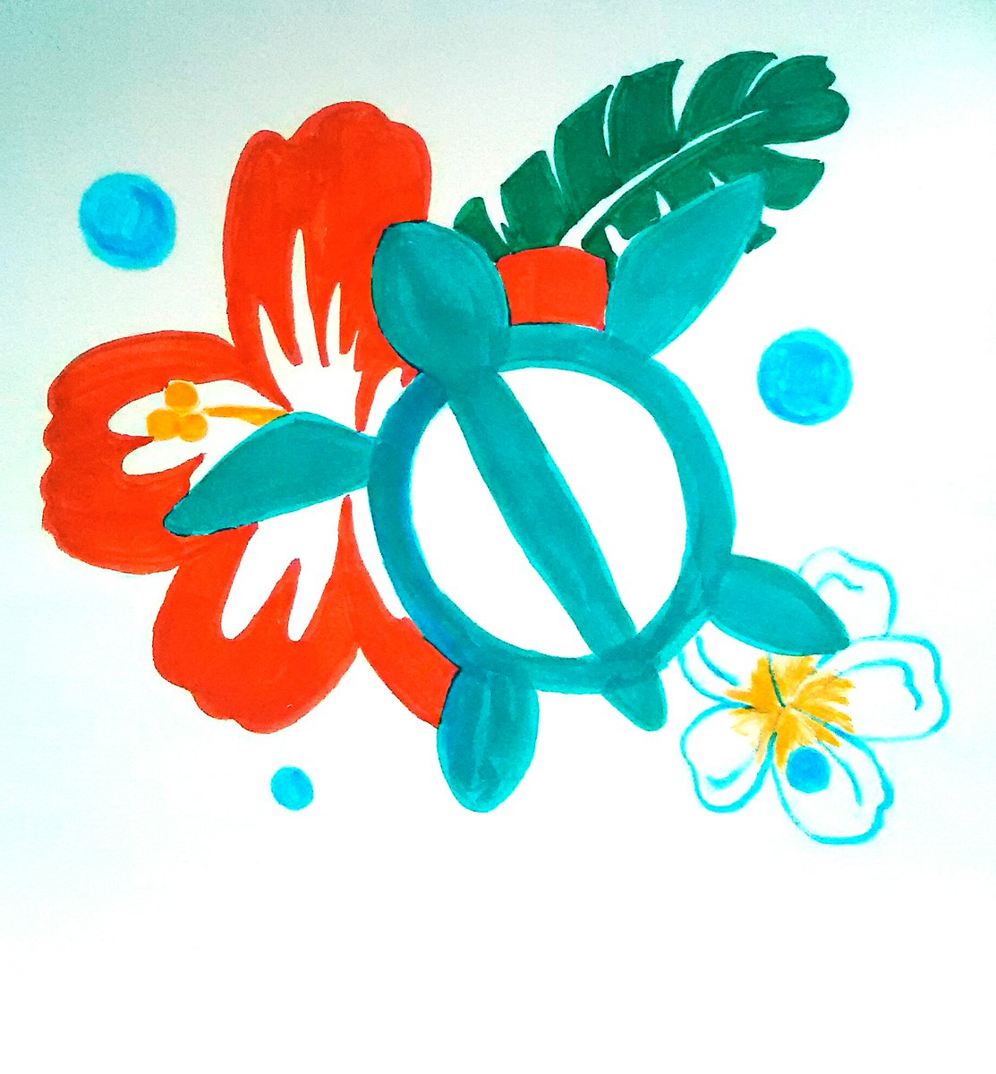 ハワイアンイラスト
