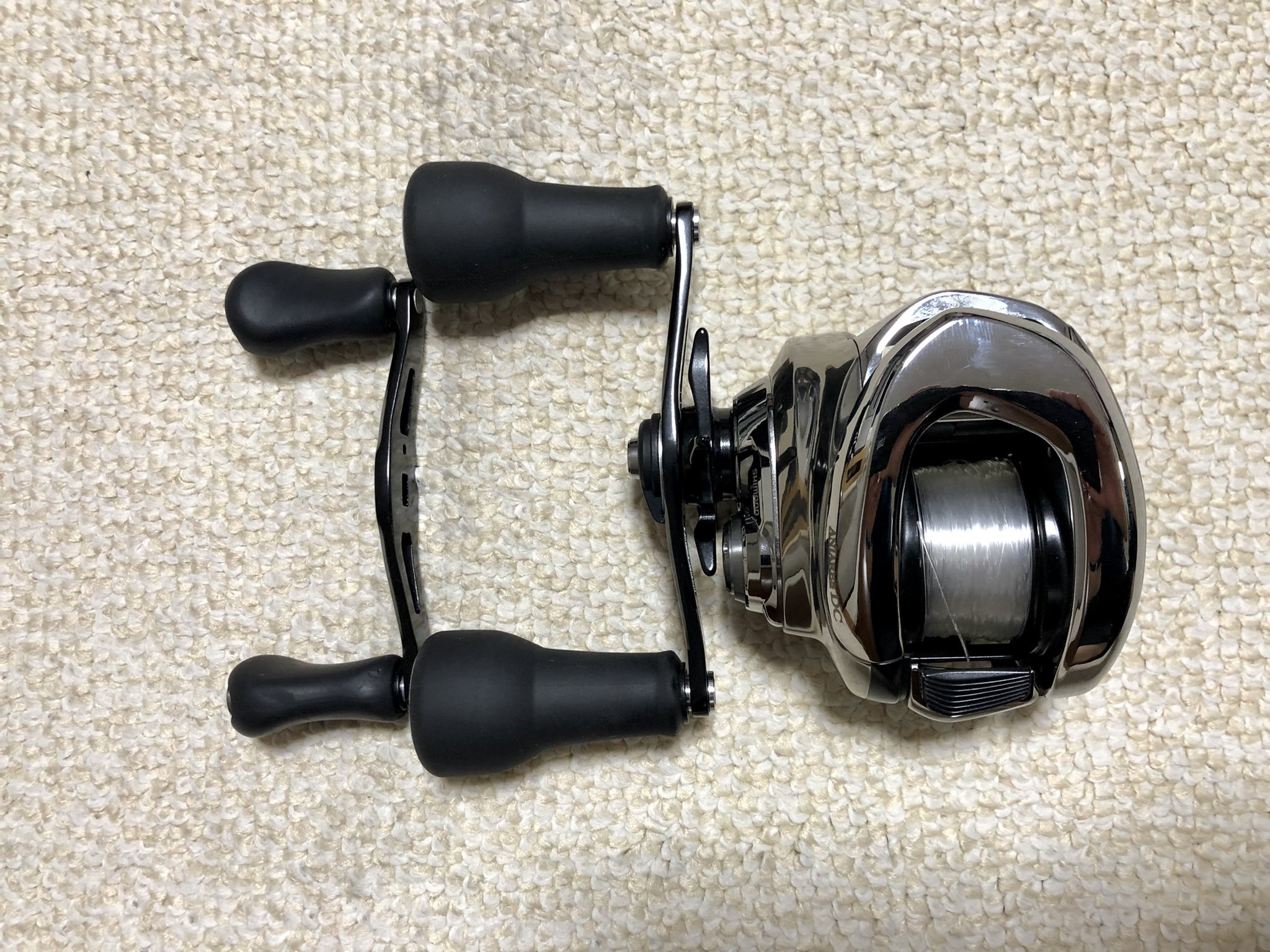 23アンタレスDCMD 301XG 夢屋ウルトラストロングハンドル48mm 23