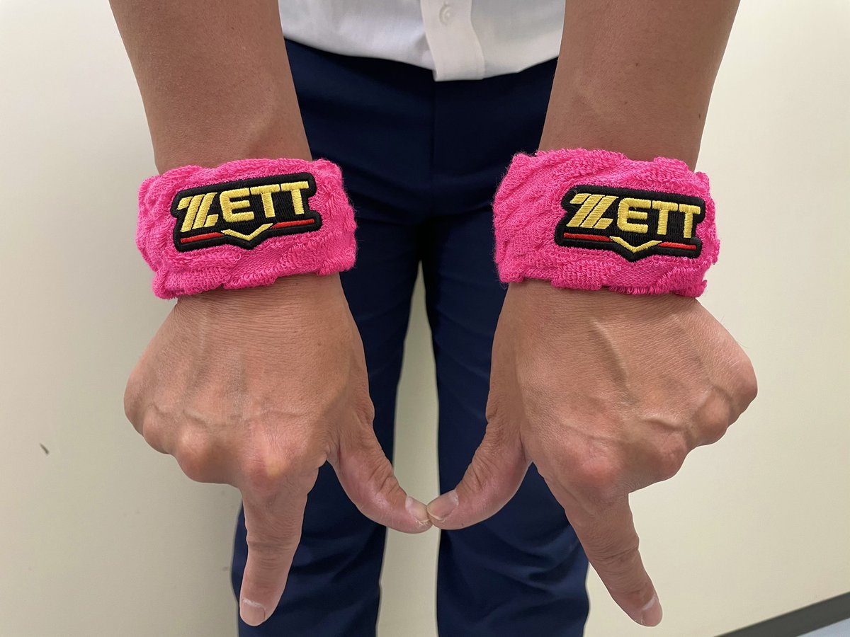 ZETT プロ支給 薄手リストバンド ZETT プロ支給 薄手リストバンド ZETT