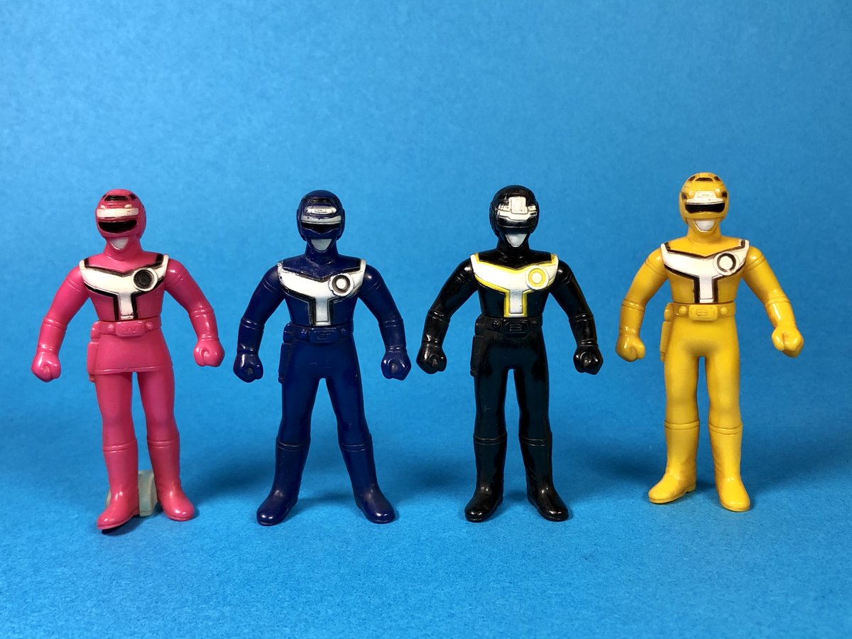 高速戦隊ターボレンジャー」昔のソフビや消しゴム人形をショップや