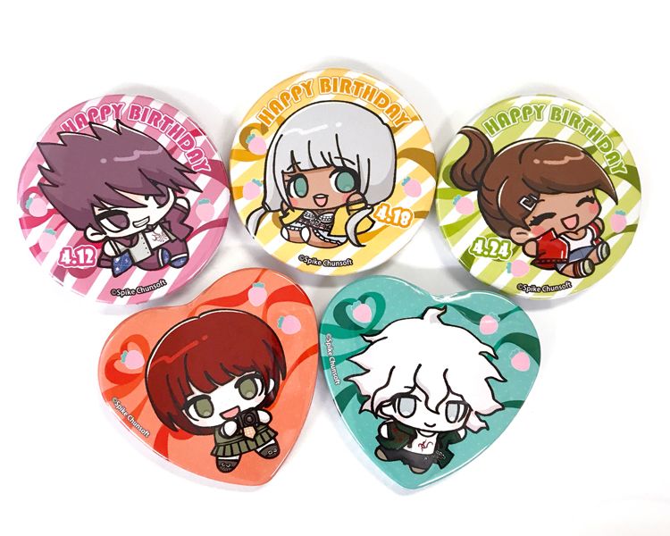 ダンガンロンパ プリロール バースデー ハート型缶バッジ 最原終一