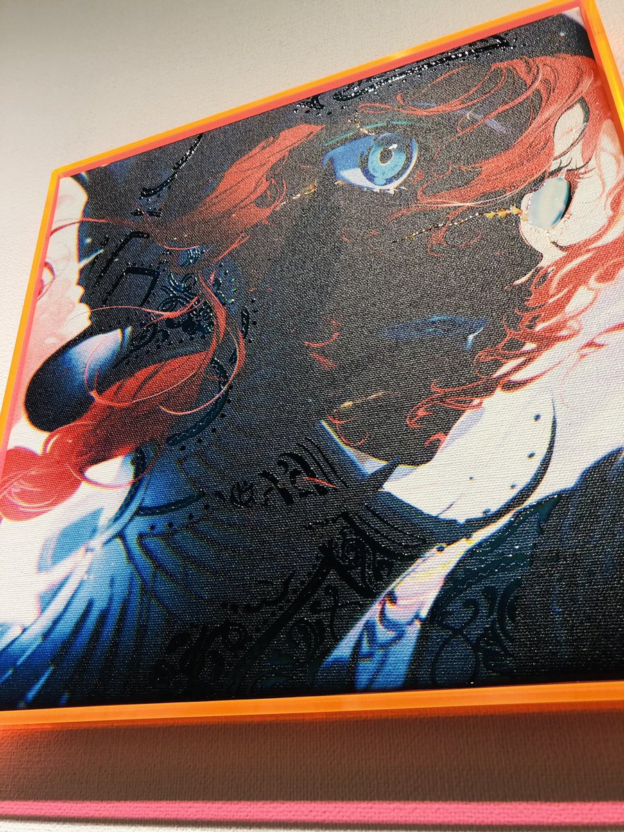 個展作品紹介】 「EGO - FLOW」「EGO - SCAR」 300x300mm 仕様