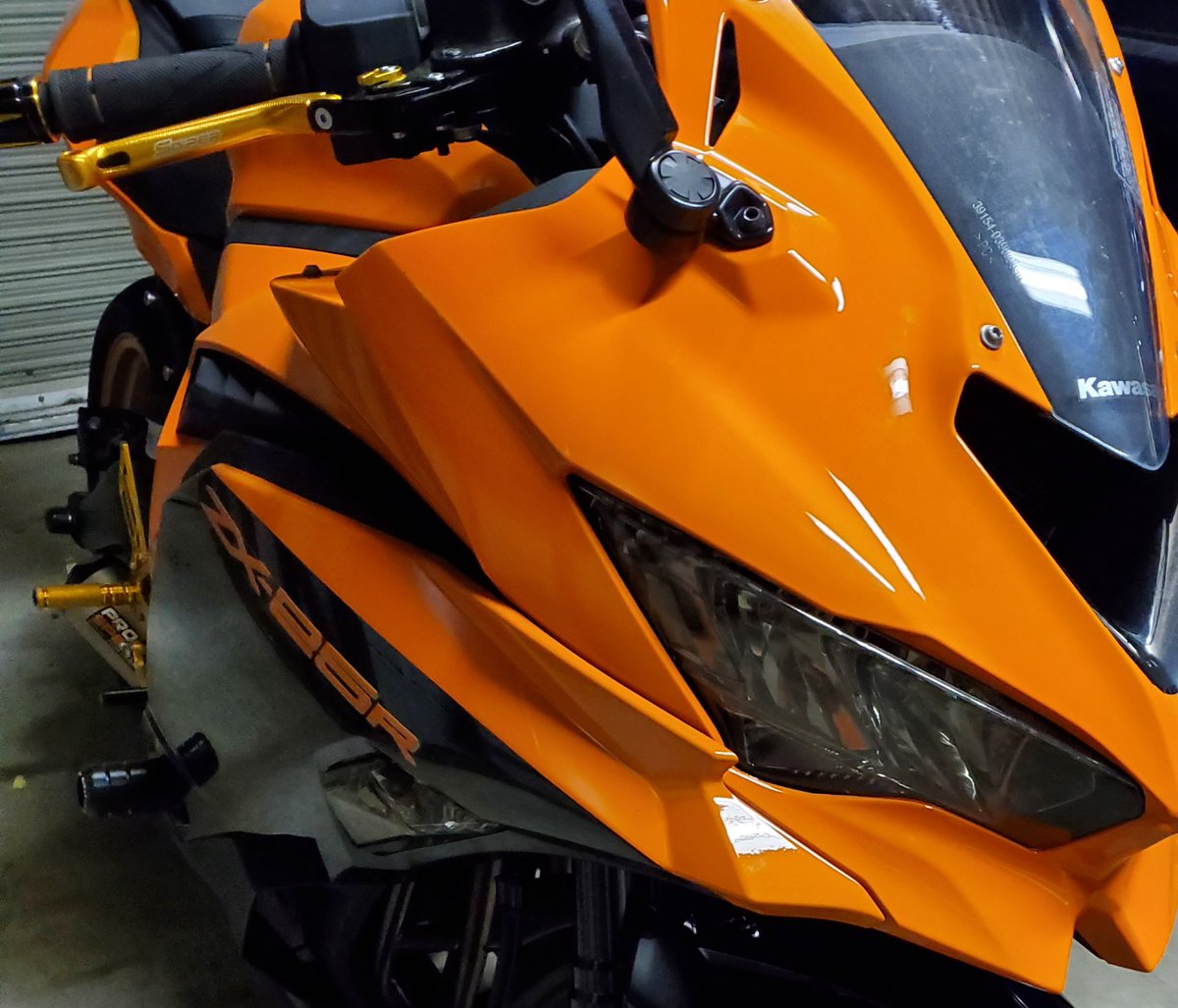 KAWASAKI ZX-25R オレンジ🍊 いじり初め4ヶ月、本当に頑張りました
