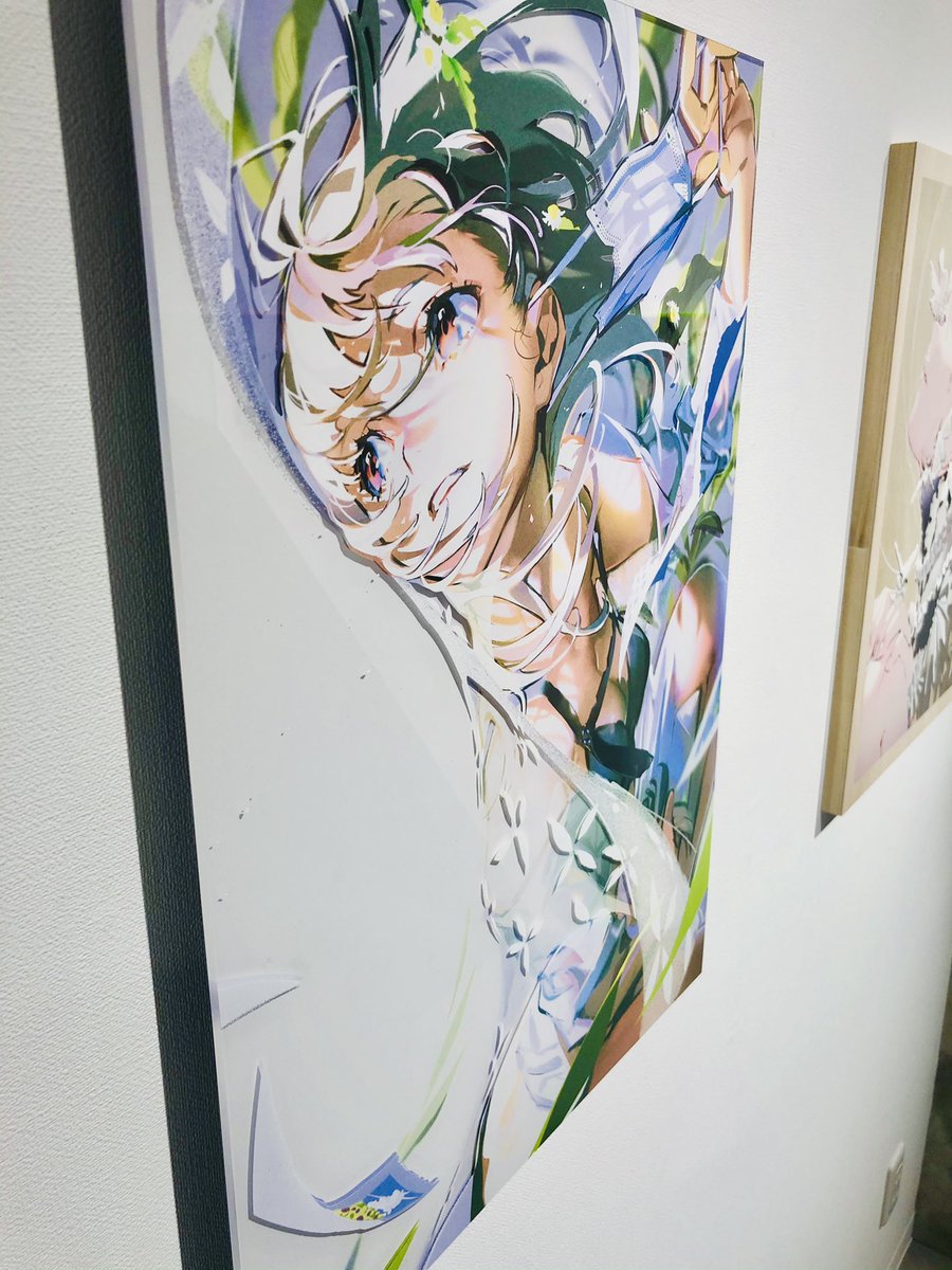 個展作品紹介】 「SEE YOU」 594x420mm 仕様：アクリルUV印刷