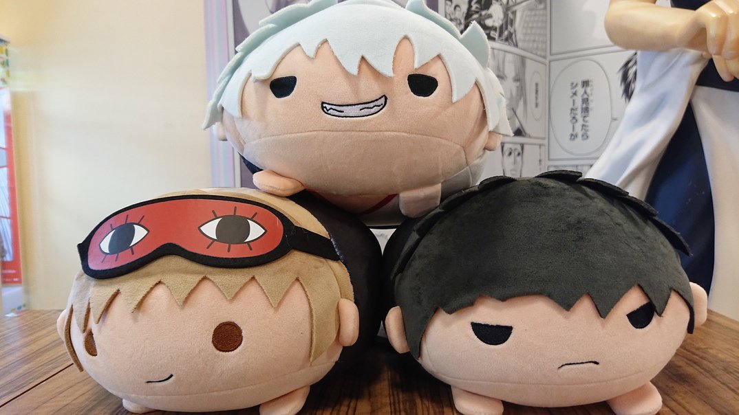 銀魂 もちもちマスコット ぬいぐるみ 銀時 土方 沖田 202407202350