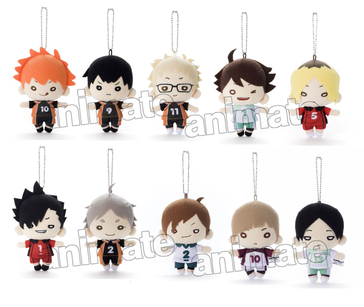 2020年2月発売予定【にとたんハイキュー!!ボールチェーン付ぬいぐるみ