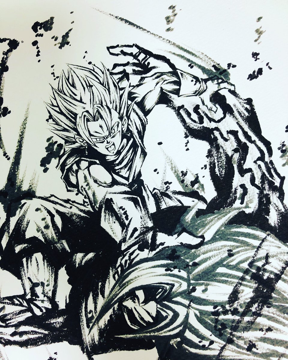 ベジット祭り！！(過去絵) #ドラゴンボール #ベジット