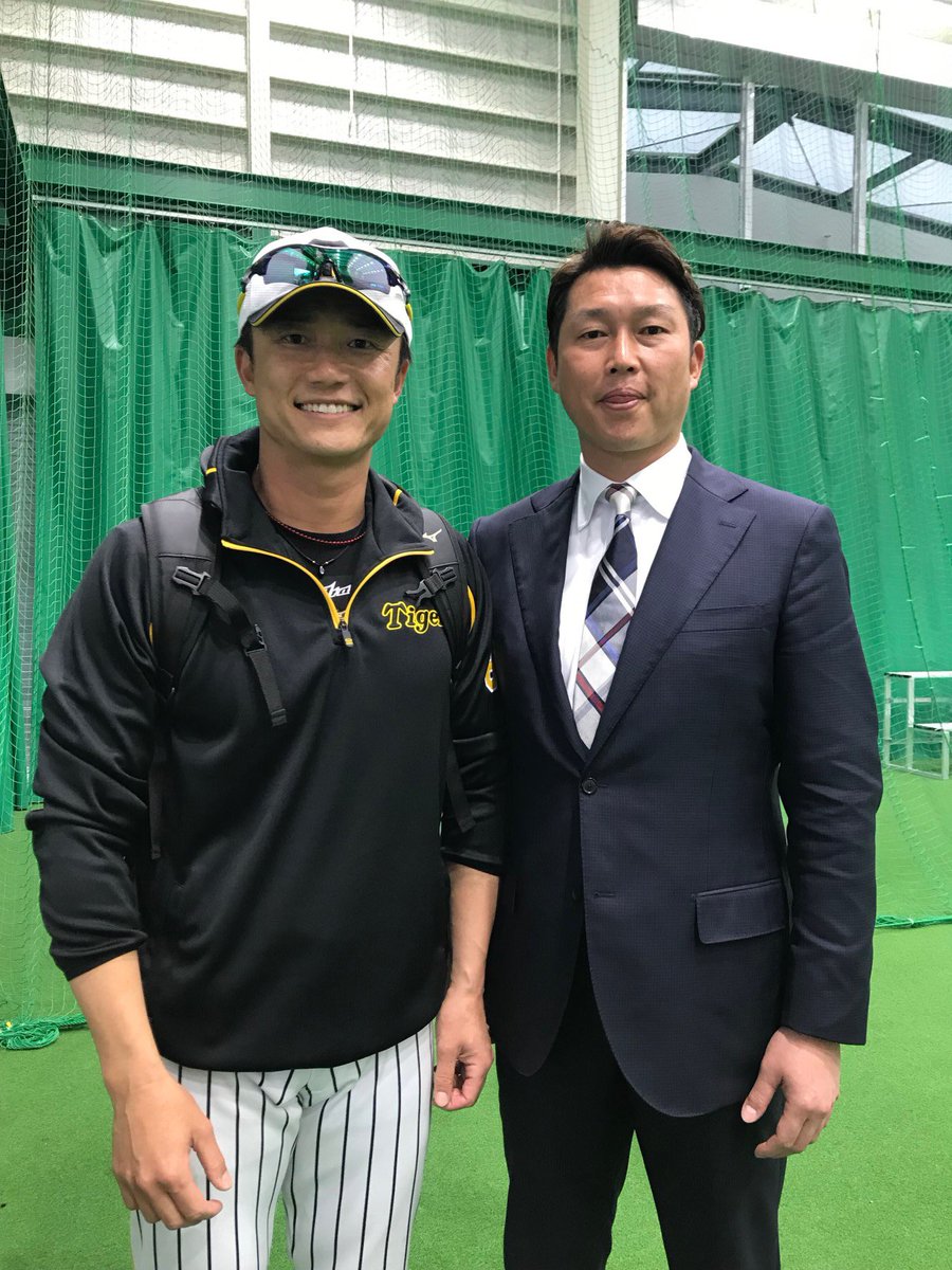 TBS野球解説者・新井貴浩さん、今日は古巣の阪神タイガースキャンプに