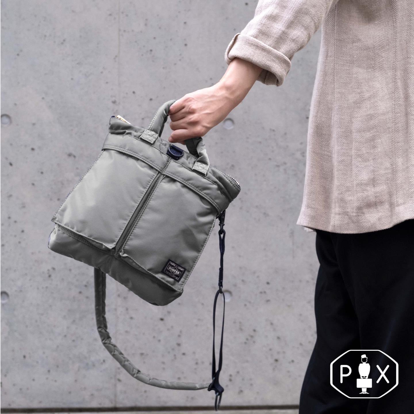 美品 PORTER PX TANKER ウエストバッグ シルバー グレー 新品】PX