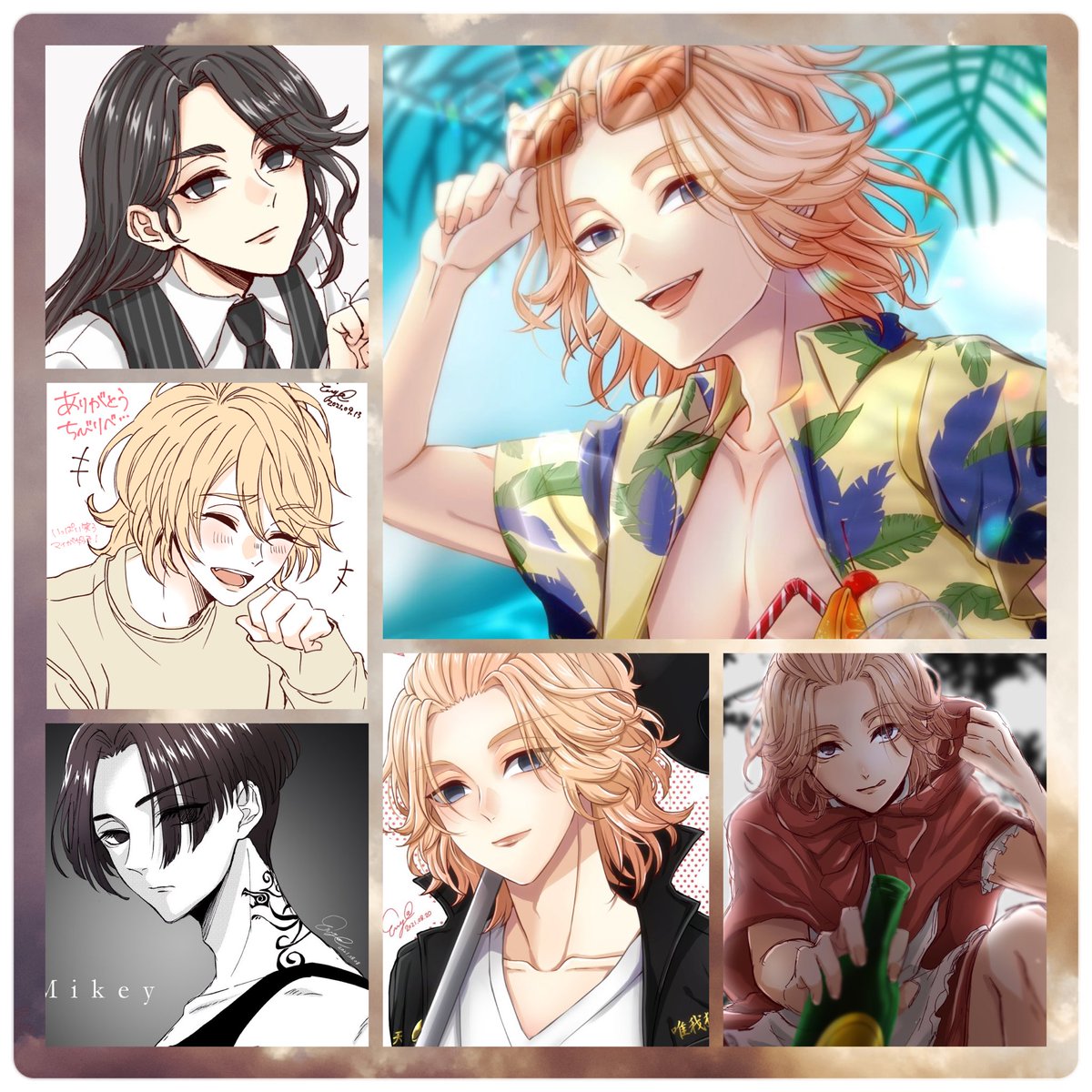 繋がらなくていいから俺の佐野万次郎を見てくれ 1ヶ月でけっこう描い