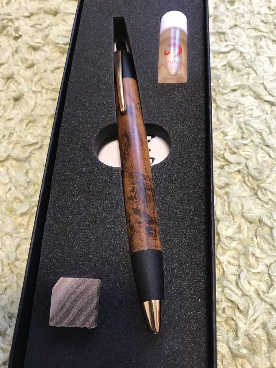 野原工芸 野原工芸の槐のボールペンスタンダードが届きました