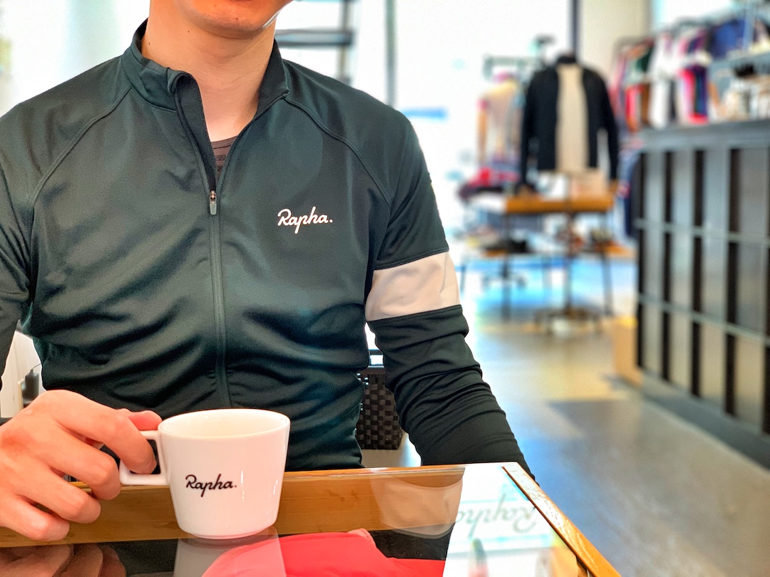 rapha ラファメンズロングスリーブコアジャージブラック