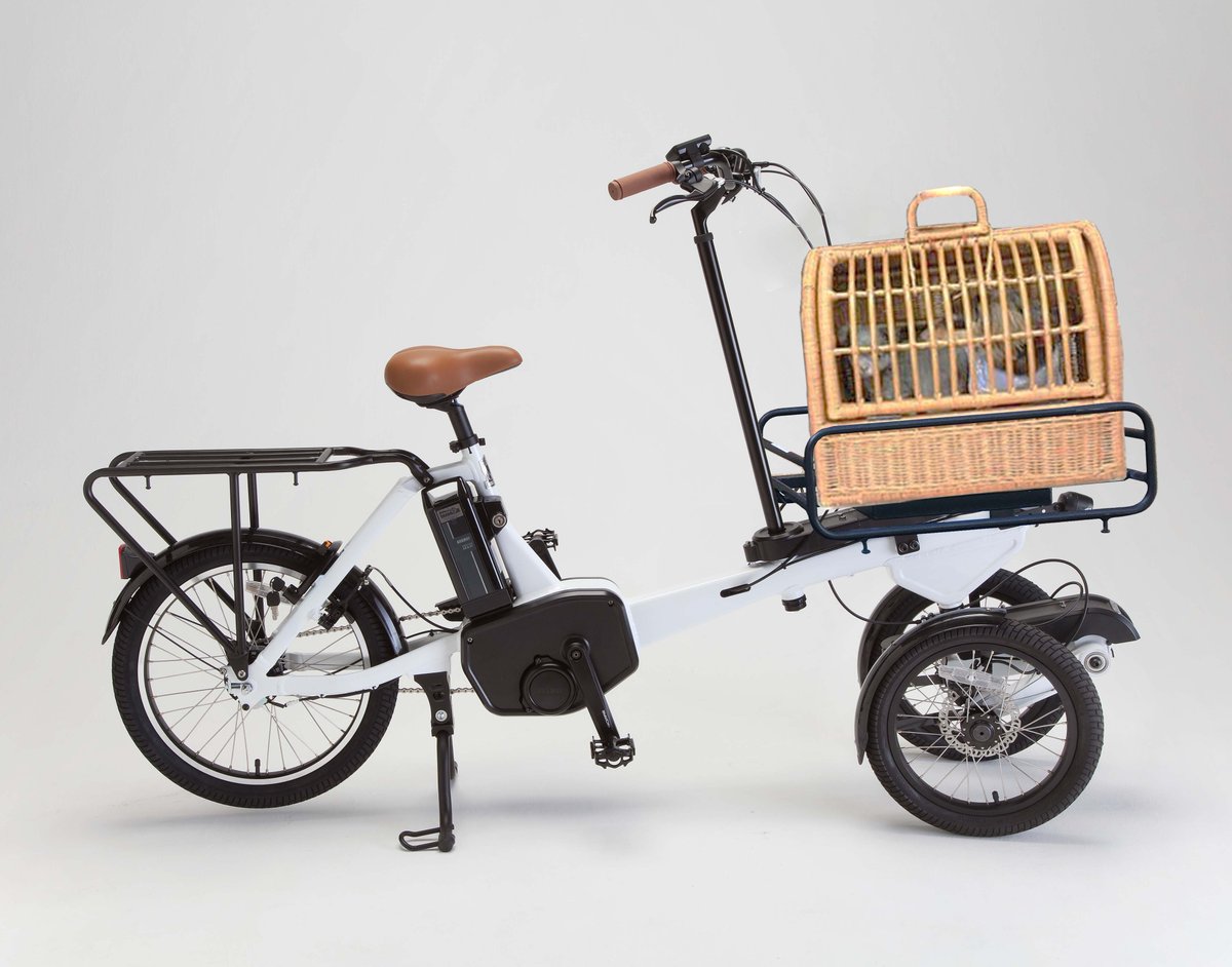 電動アシスト三輪車 カゴ付き 神戸市出品 TOYODA TRIKE CARRY 良好