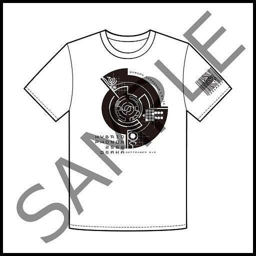 HYBRID PHONON 2566 記念グッズ 大阪公演販売Tシャツです。 前身頃と