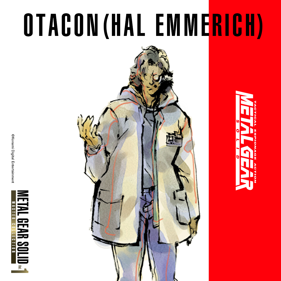 MGS キャラ紹介 オタコン（ハル・エメリッヒ） アームズ・テック社の