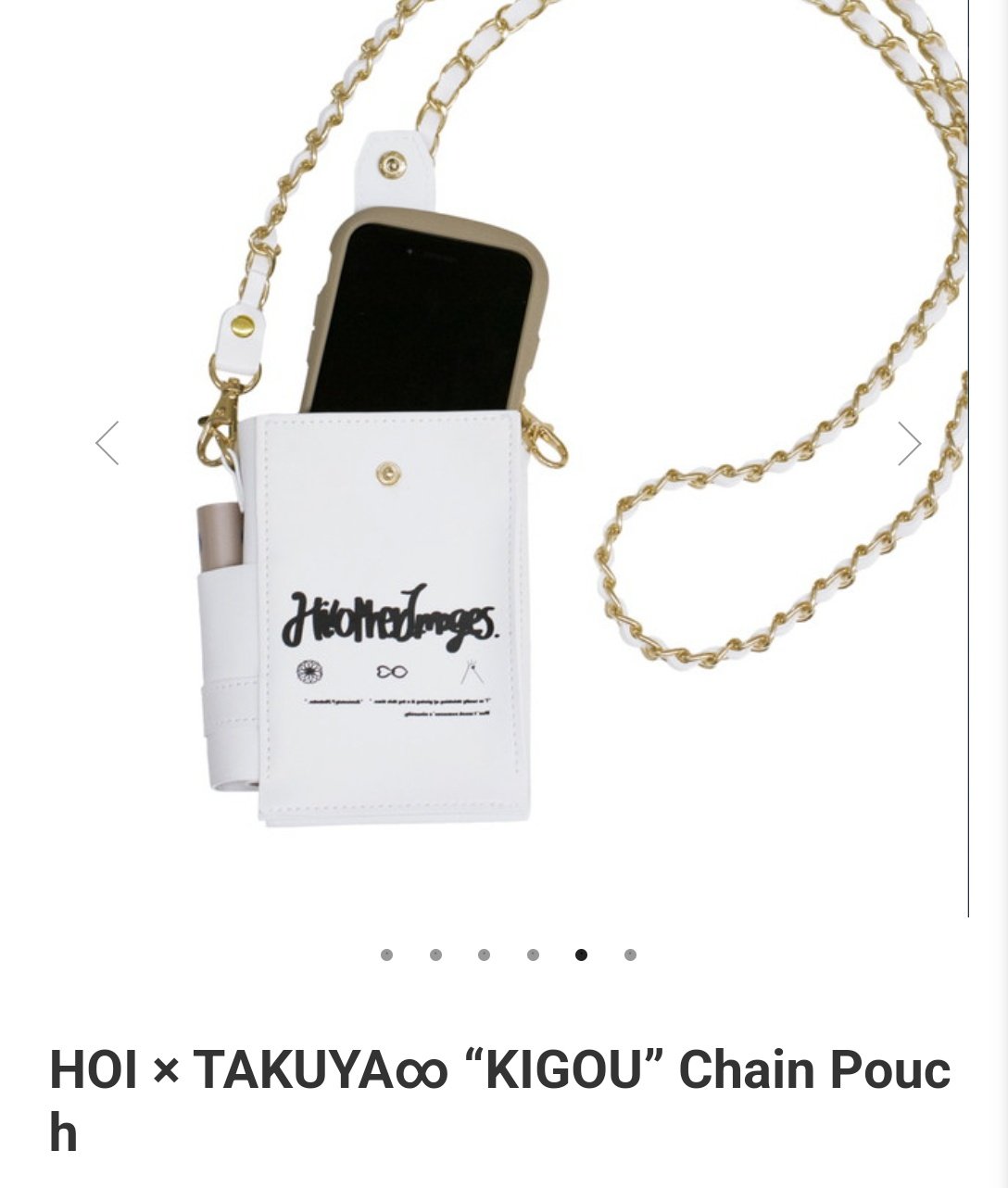 UVERworld TAKUYA∞ HOI×TAKUYA∞チェーンポーチ カーキ 商品詳細