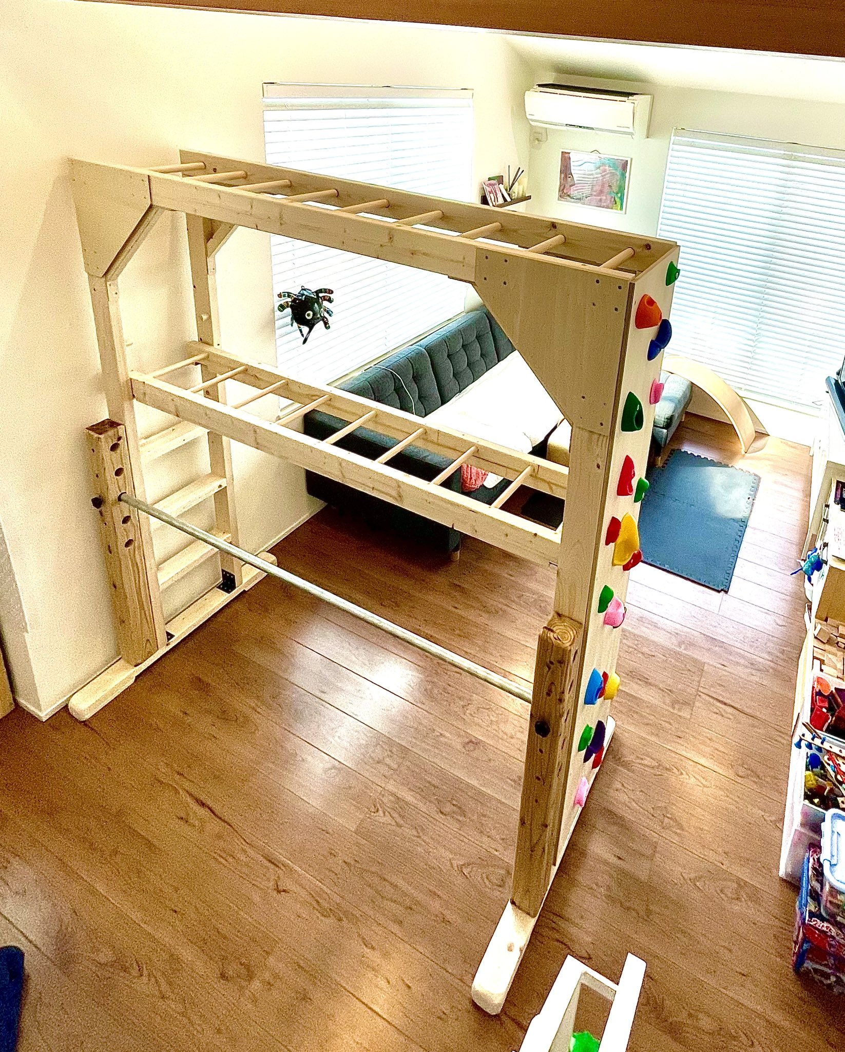 うんてい 室内うんてい 雲梯 ボルダリング うんてい室内うんてい雲梯