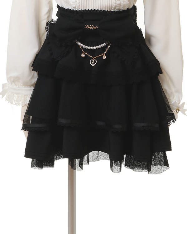 ♡ New Arrival ♡ 店頭発売中 ビッグリボンティアードスカート 433