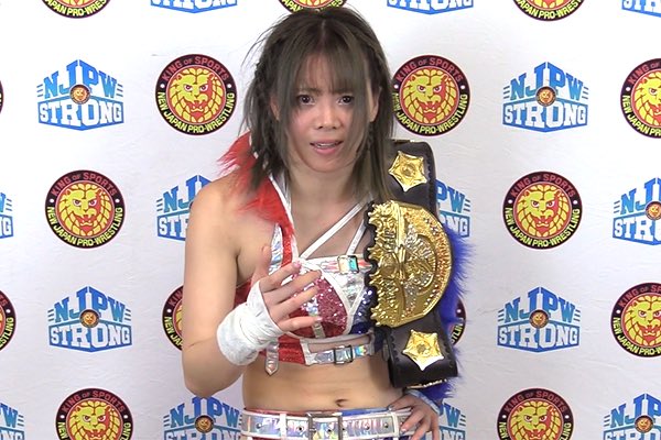 やったぁあーーー！！ IWGP女子王座 防衛出来ましたぁあ