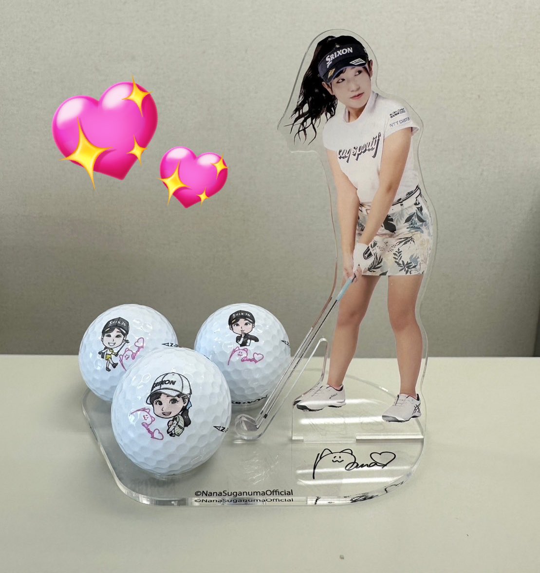 YONEX ピンクキャップ 岩井姉妹直筆サイン入り YONEX ピンクキャップ