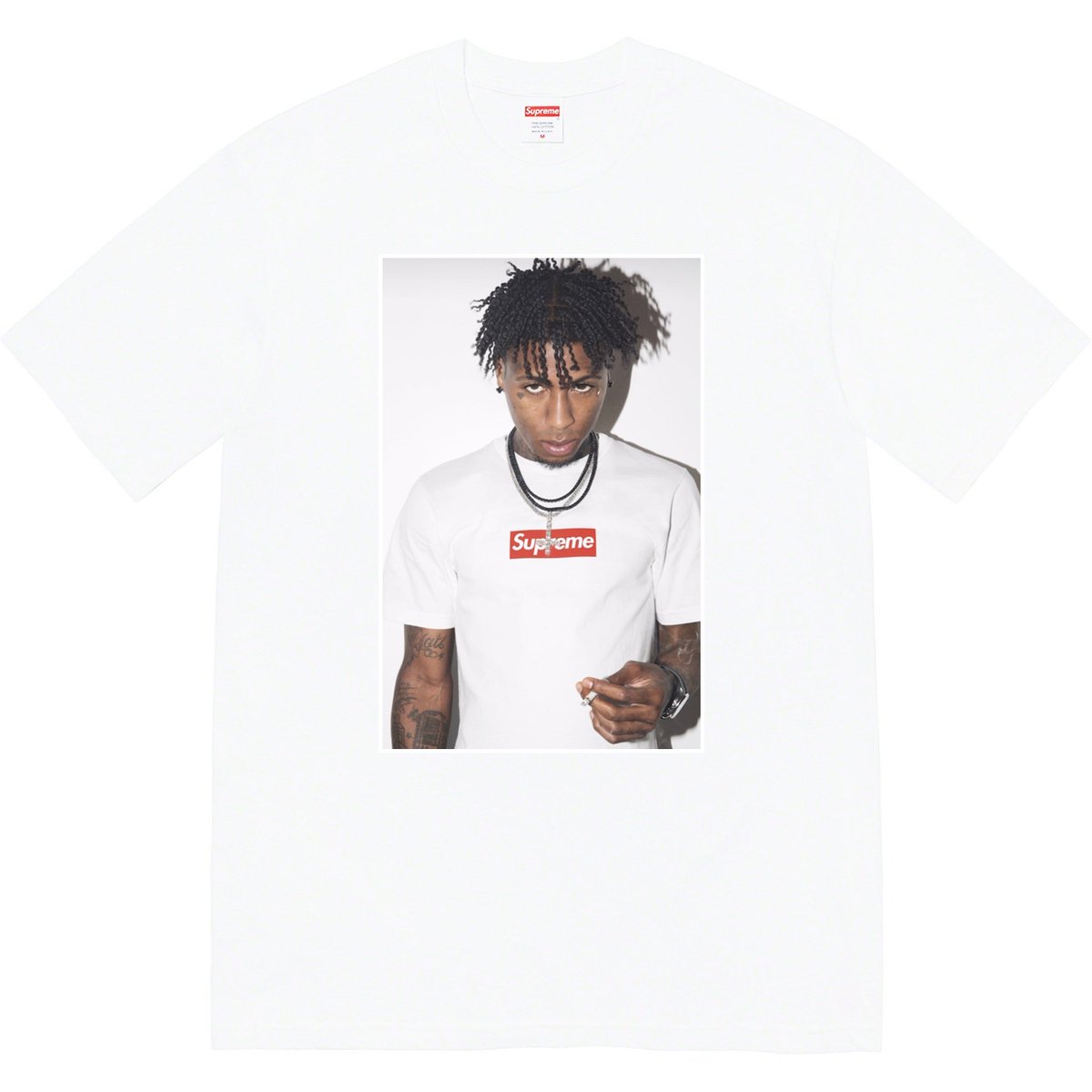 Supreme / NBA Youngboy ※ヤングボーイNBAのボックスロゴT着用画像が