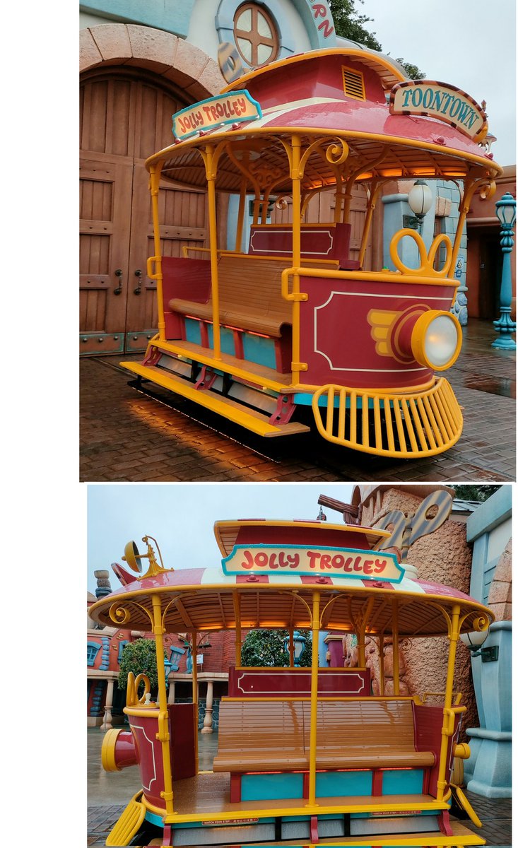 3年ぶり! 復活 陸 ジョリートロリー 東京ディズニーランド トゥーン