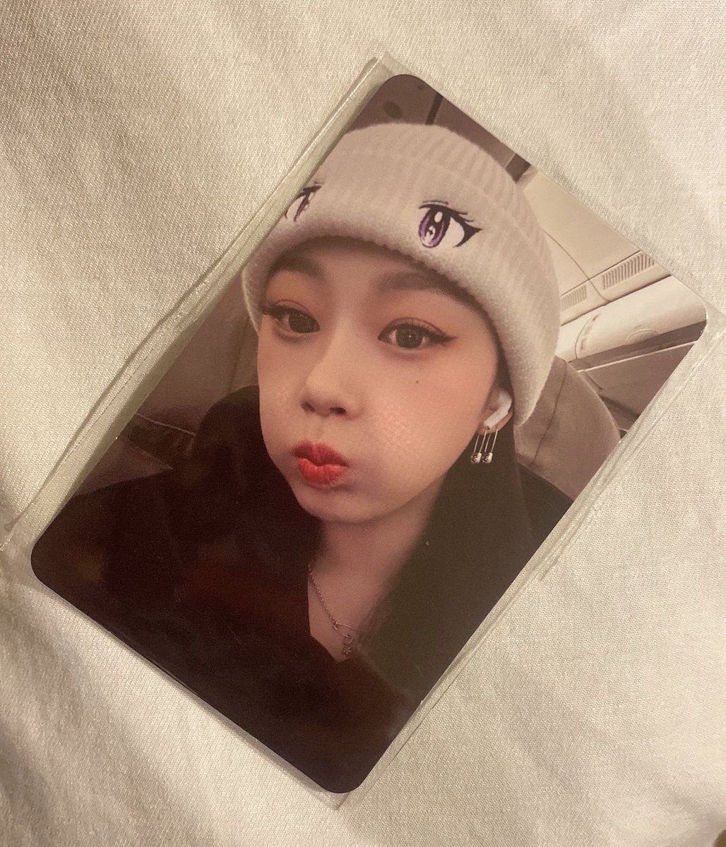 ジゼルちゃんのトレカになってる。。💜LOVE #aespa #aespa_MYWORLD