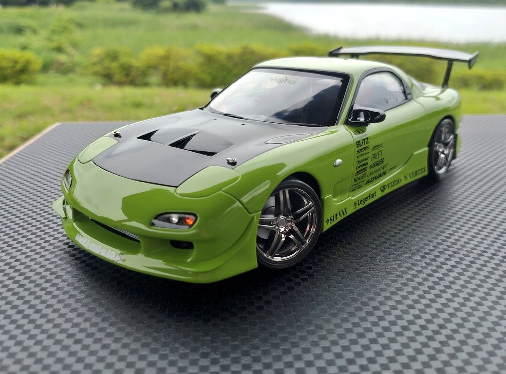 アオシマ VERTEX FD3S RX-7 これをもって完成とします。 旧S