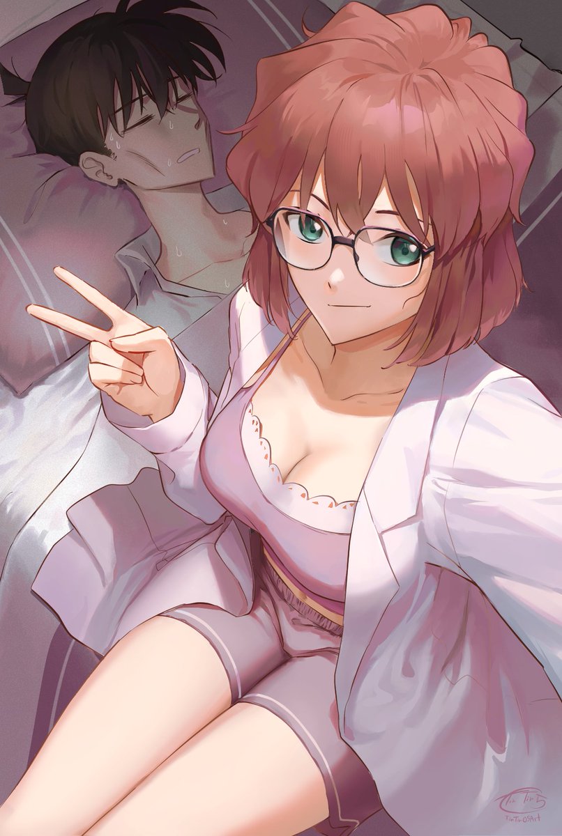 名探偵コナン ① 工藤新一 宮野志保 江戸川コナン 灰原哀 クリアファイル