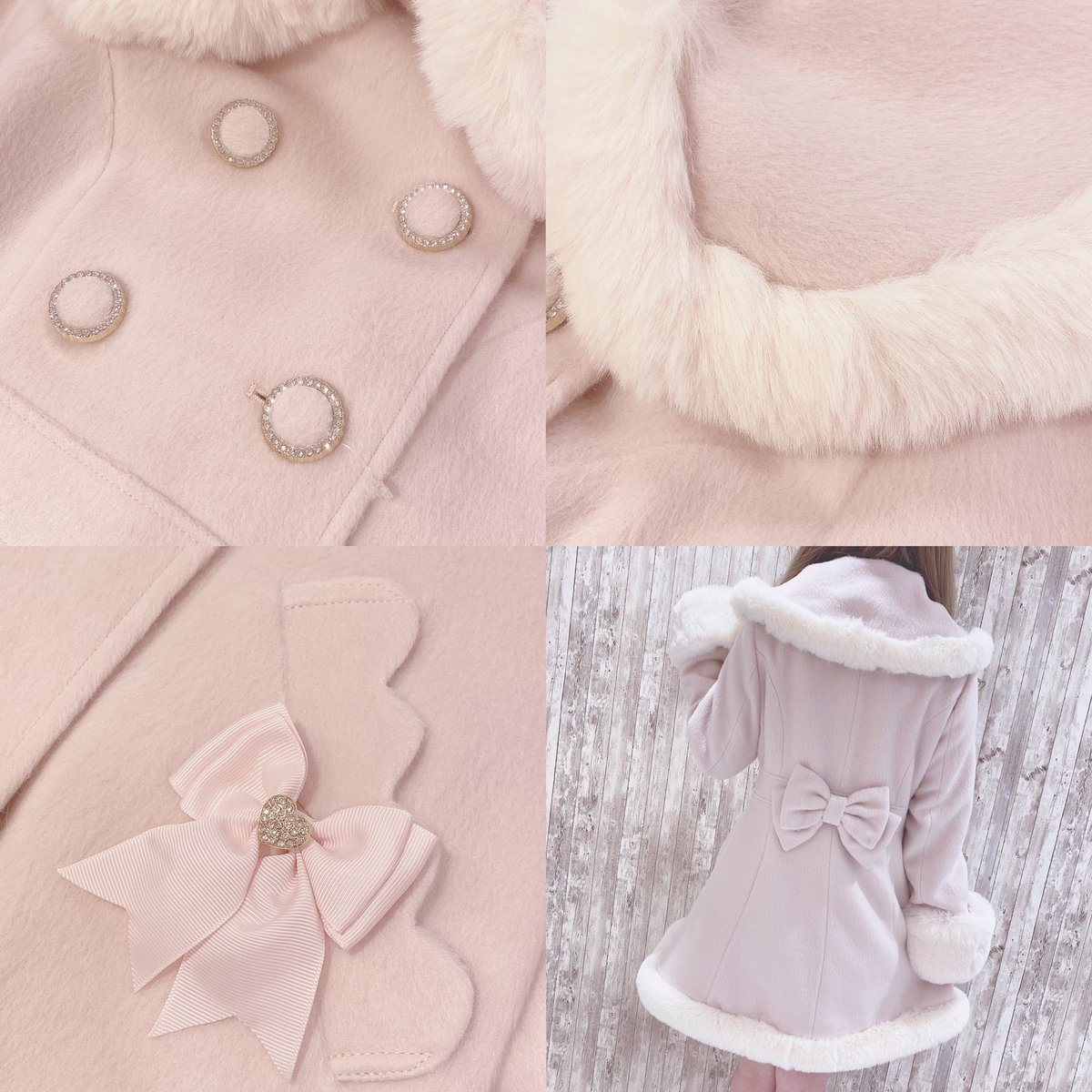 ⑅୨୧ 新宿ALTA店♡新作item ୨୧⑅* 裾と襟元のファーがcuteなコート