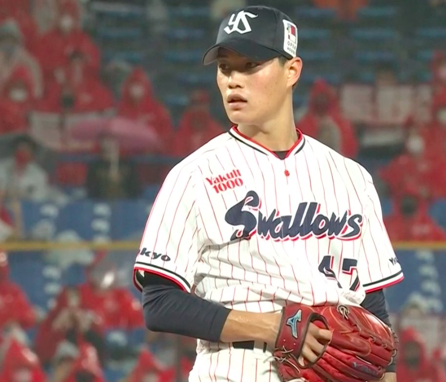 東京ヤクルトスワローズ 高橋圭二投手 選手仕様プロコレユニフォーム