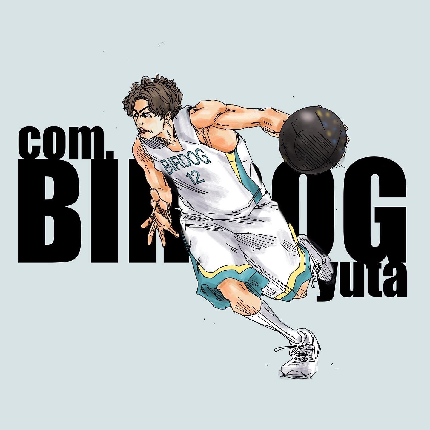 BIRDOG バスケットユニフォーム ゆうた 12 コムドット ゆうた