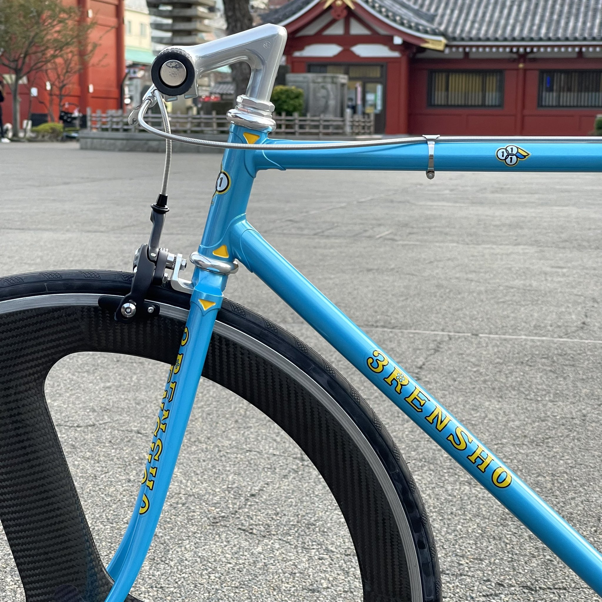 ピストフレーム 3rensho 競輪NJS レストアカスタム ピストバイク