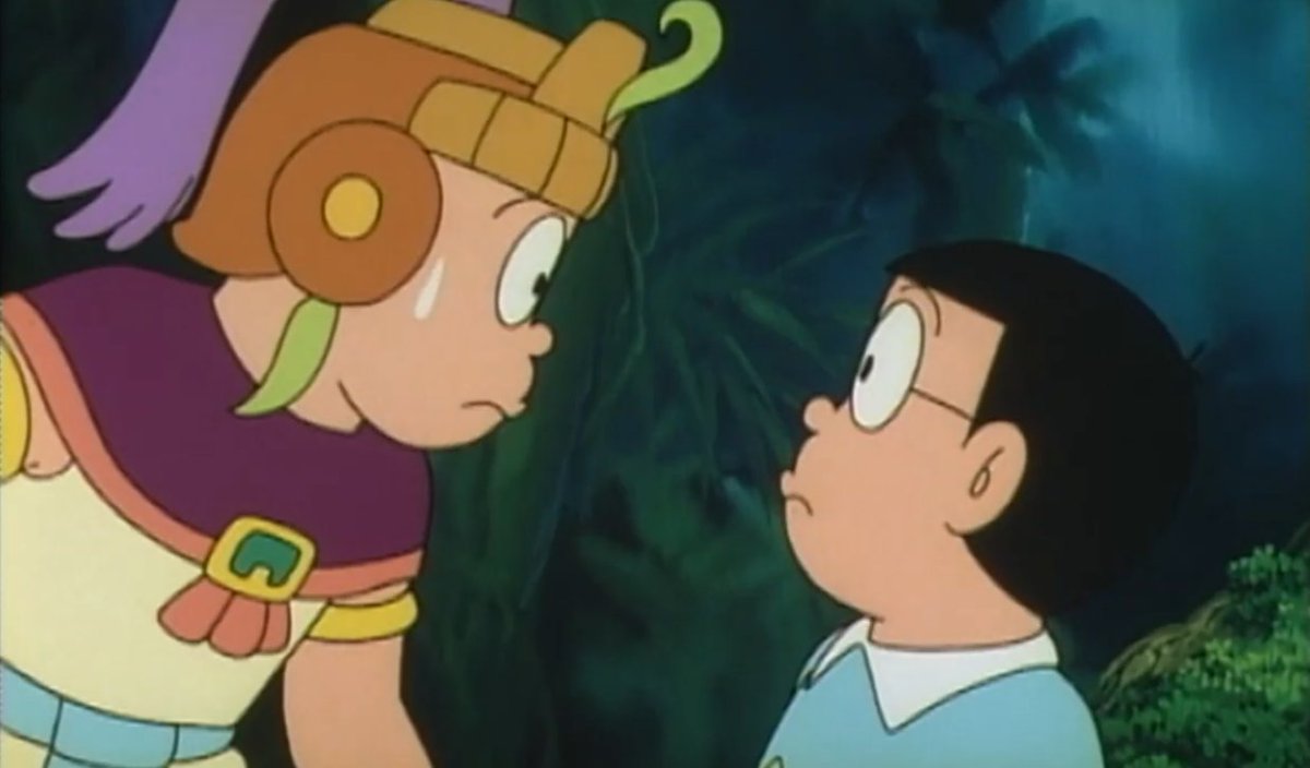 2000年公開「のび太の太陽王伝説」にはのび太そっくりのティオ、2001年