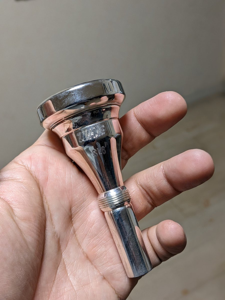 WHFの今回届いたTuba用マウスピース。。。 かっこよすぎでしょう。