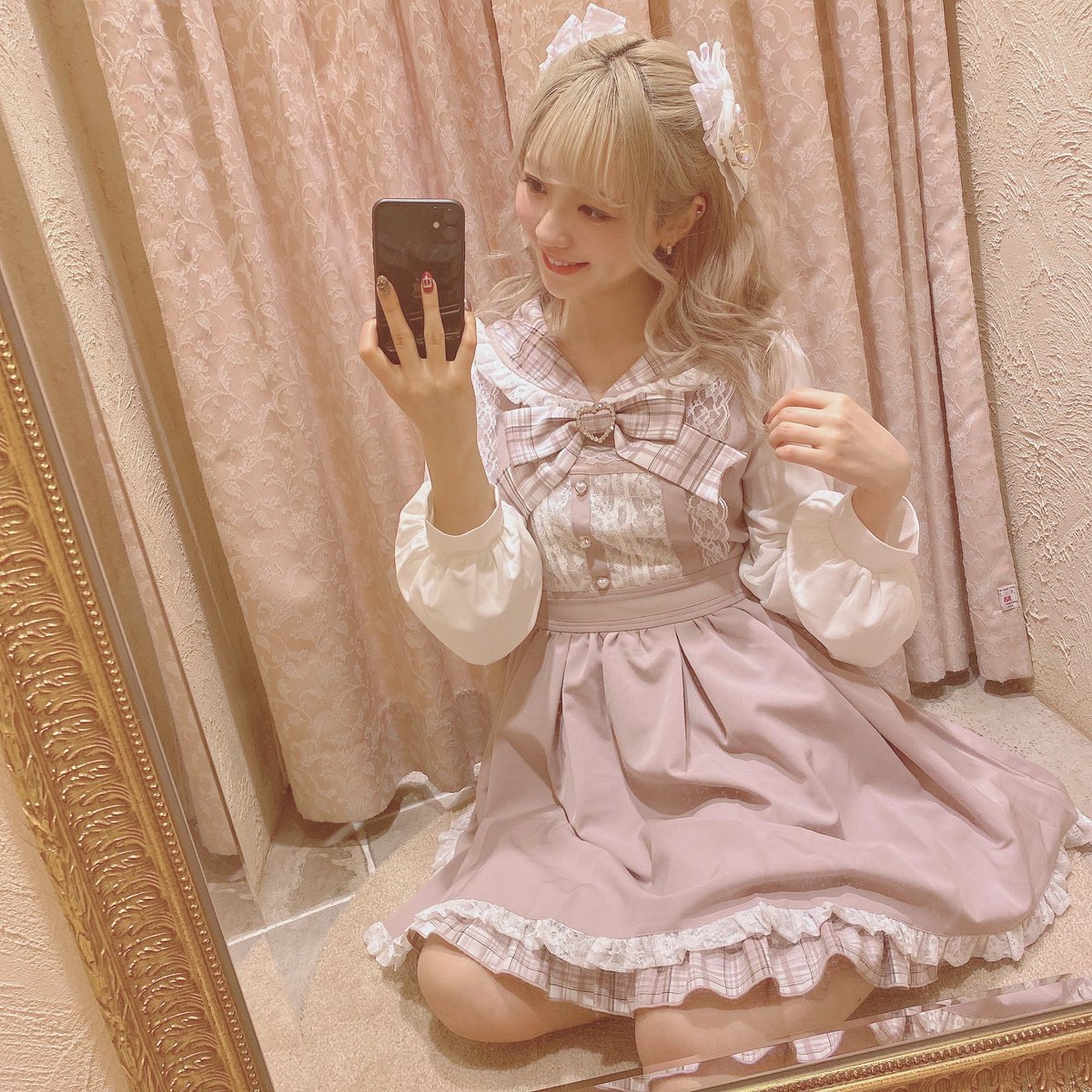 2022 Spring Collection ~~ #レースエプロン風カシュクールワンピース