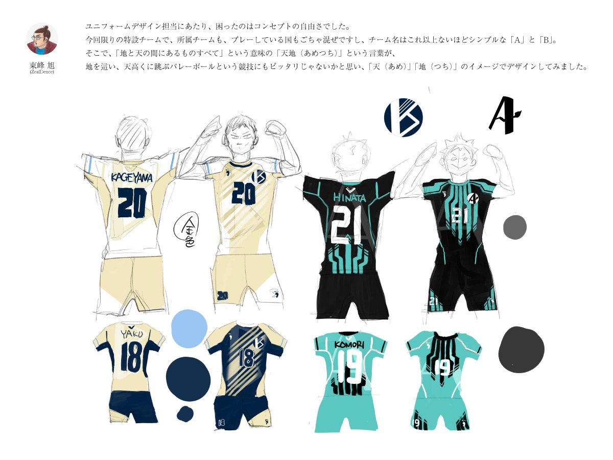 今回、ユニフォームをデザインいただいたZealDenceの東峰さんより
