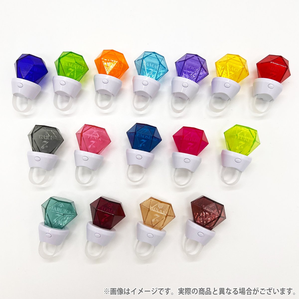 7thイベントグッズ紹介】 「リングライト(全16種)/ランダム」 ¥800