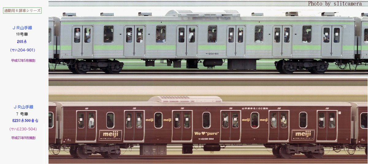 山手線の6扉車は205系で平成2年12月に10号車として1両が導入されました