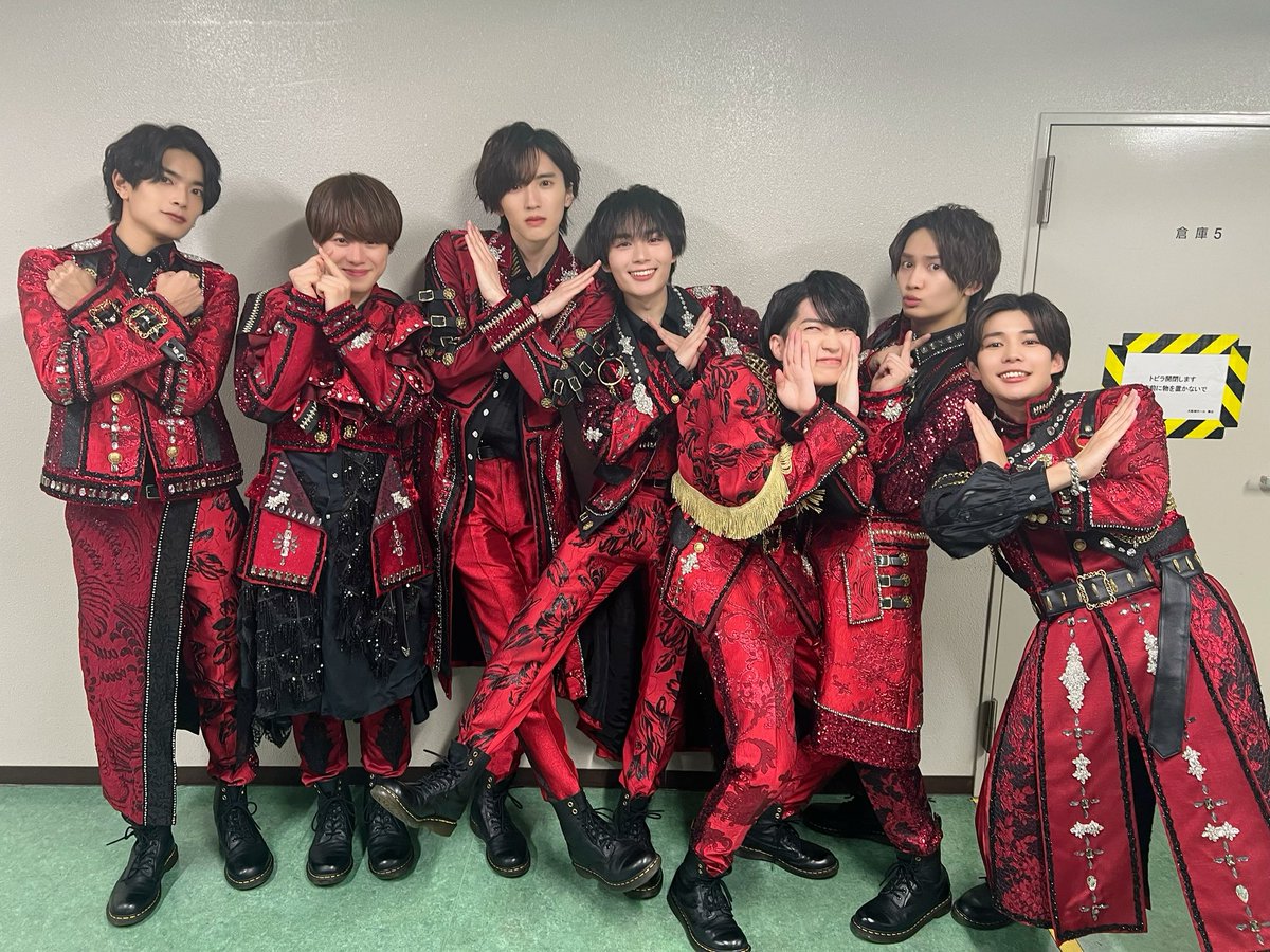 赤衣装でじあんさを踊るなにわちゃん天最高にカッコよかった