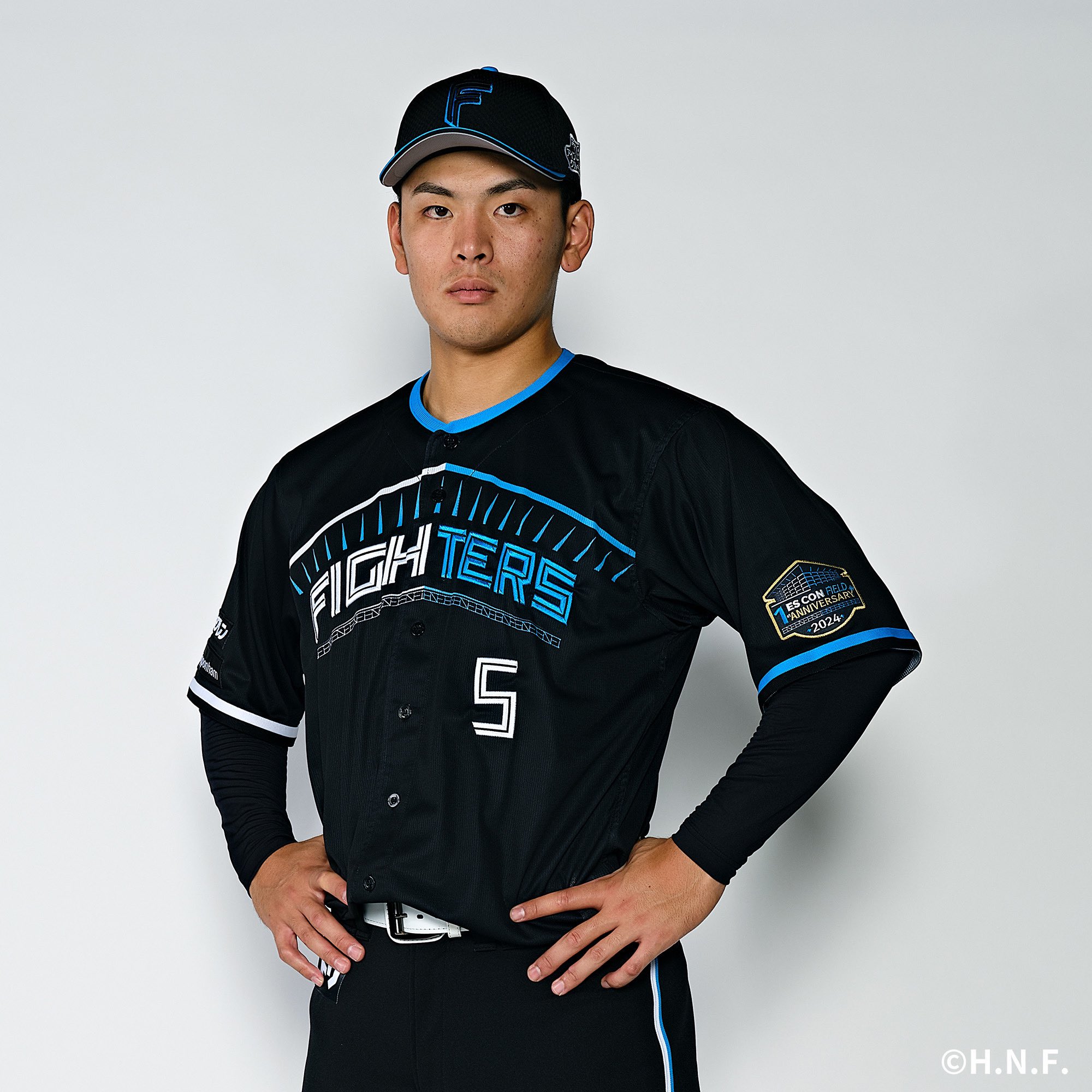 新品未開封】 日本ハム 野村祐希 選手応援歌デザイン ユニフォーム L