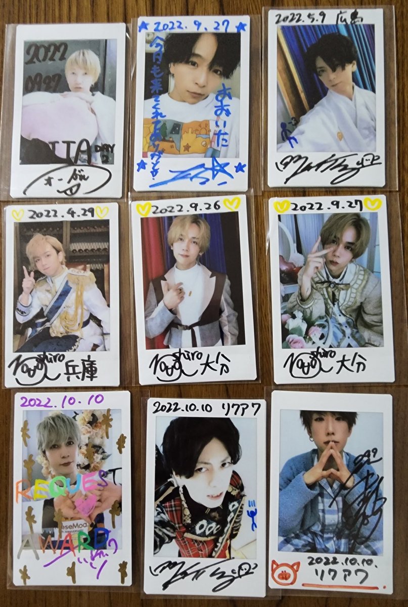 Mesemoa めせもあ チェキ ハピカ 赤 33枚セット MeseMoa. めせもあ