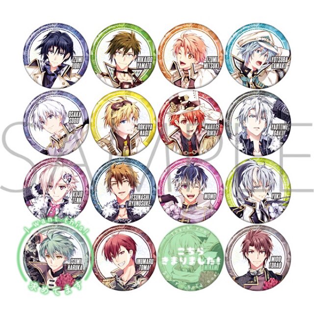 アイドリッシュセブン アイナナ 九条天 缶バッジ ブラホワ アイナナ