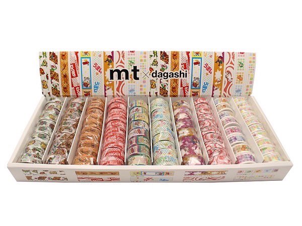 ○mt×Dagashi先行販売のお知らせ 12月中旬より100均の大創産業にてmt