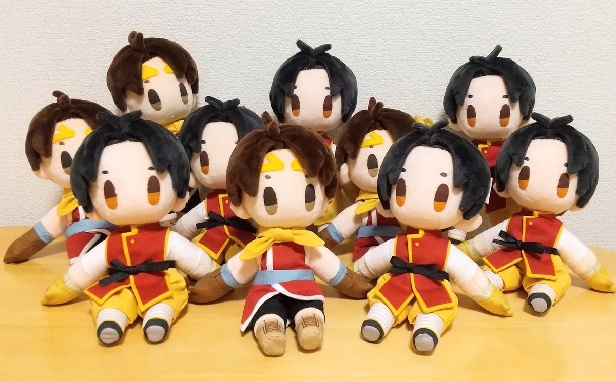 終わったー！！！ 幻水ぬいぐるみ坊っちゃん6個、2主4個販売します