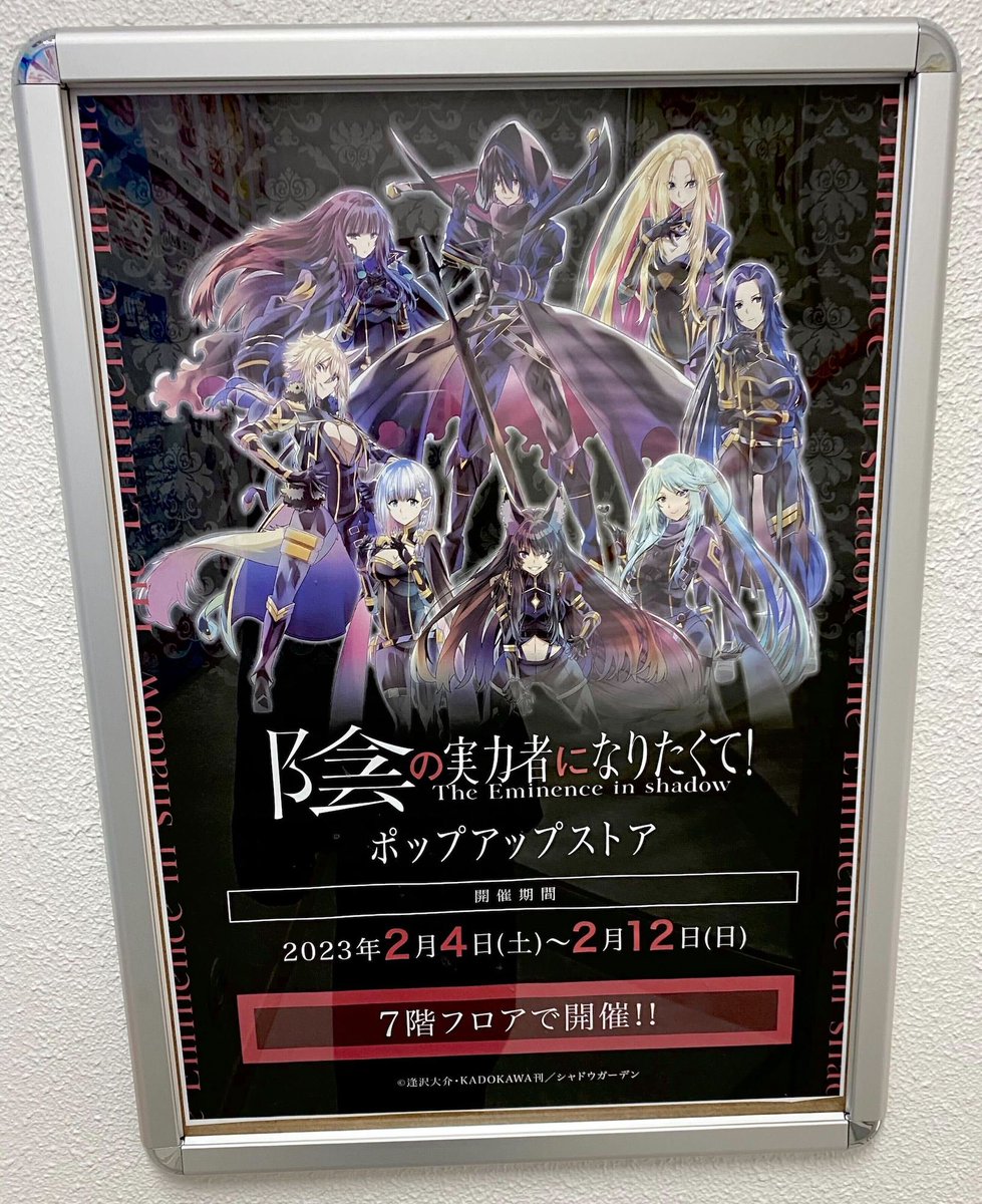 AKIHABARAゲーマーズ本店7階にて 「#陰の実力者 になりたくて