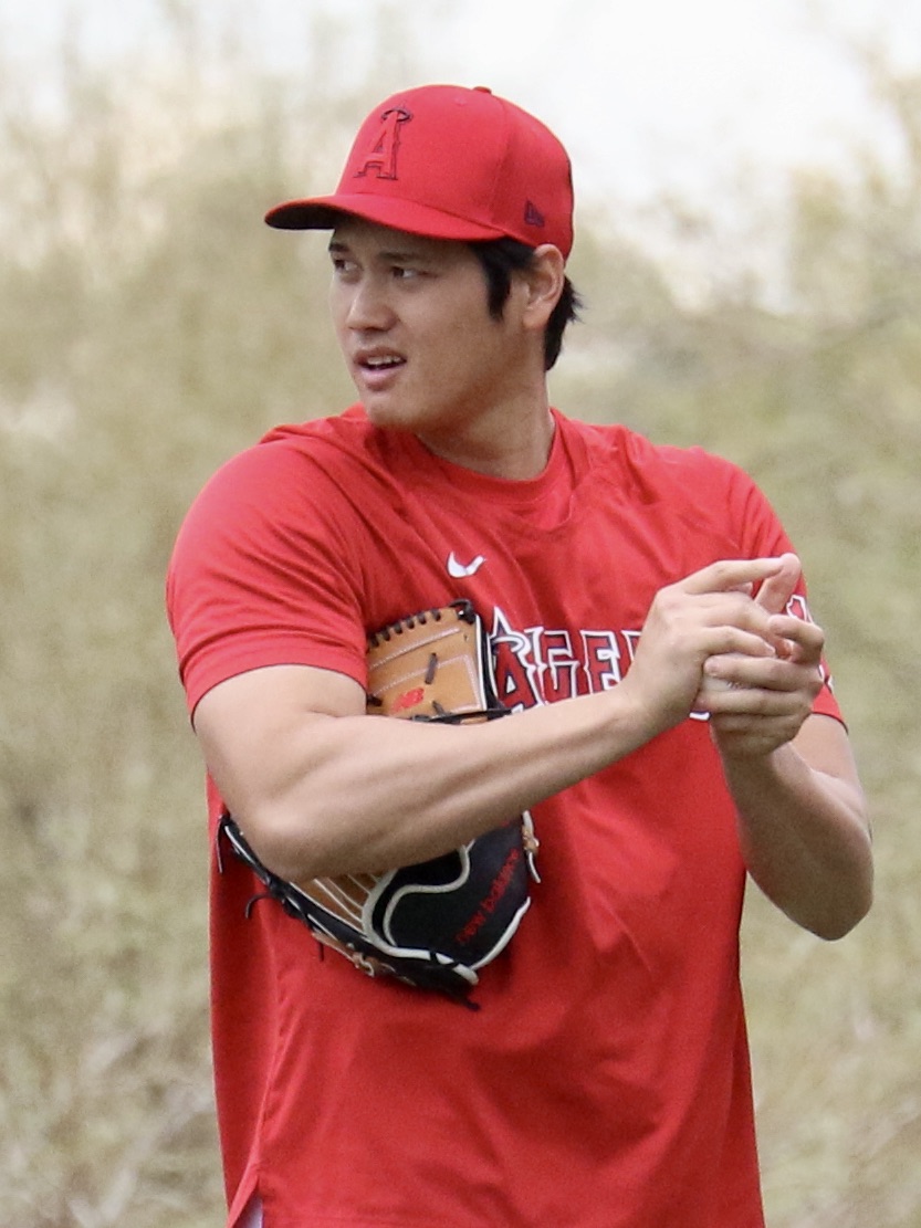 エンゼルス・大谷翔平選手⚾️ たくましい…いや、たくましすぎる右上腕👍